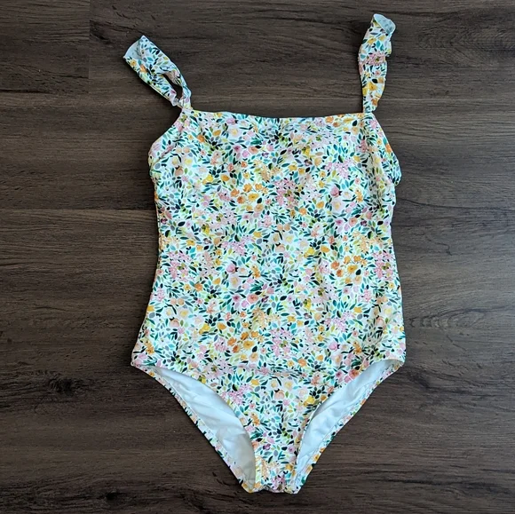 Kona Sol Floral Swimsuit - Picture 1 of 2